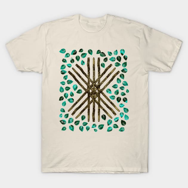 Web of Wyrd  -The Matrix of Fate T-Shirt by Nartissima